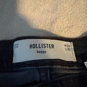 Hollister Black Baggy Jeans